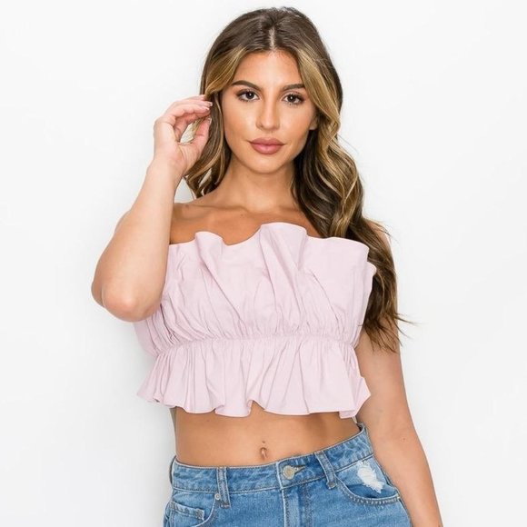 My Turn Tube Top-Dusty Pink - Picture 1 of 4